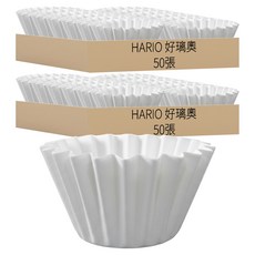 HARIO 好璃奧 浪花濾紙, 50張, 2盒