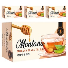 몬타냐 꿀홍차, 1.5g, 20개입, 4개