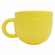 baby mambo 蔓葆 兒童矽膠餐具零食碗 6個月以上, 黃色, 1個