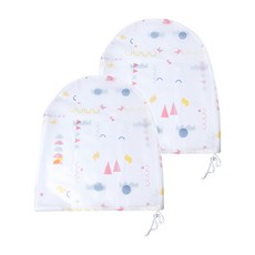 E.City EVA防水全包款風扇防塵套 適用於冷氣/電風扇, 55 x 68cm, 霧面透明