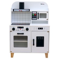 kienvy 療癒原木廚房玩具, 雪白色