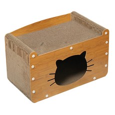 REDPUPPY NEKOYA Coco 貓咪抓板 House型, 1個, 混和顏色