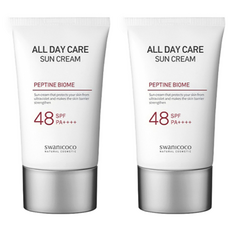 Swanicoco Peptine Biome 防曬霜 SPF48 PA++++, 50ml, 2個
