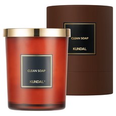 KUNDAL 昆黛爾 大豆植萃香氛蠟燭 500g, 潔淨皂香, 1罐
