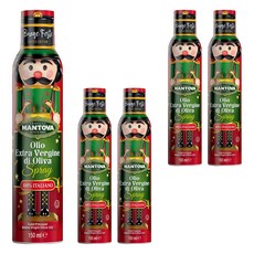 만토바 엑스트라 버진 스프레이 올리브오일 크리스마스 에디션, 150ml, 5개