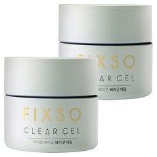 VERY GOOD NAIL FIXSO透明凝膠, 透明, 50g, 2個