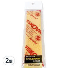 VISKOVITA 壓縮海綿 E0104 德國高壓縮潔面海綿, 1個, 2個