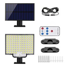 Life N JUMBO 106燈 面板分離式 LED 太陽能感應燈, 白光