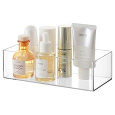 多用途浴室一體式收納盒, 透明, 2個