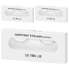 THE TOOL LAB Happylim 自然款單簇假睫毛 07.3N, 黑色, 3個