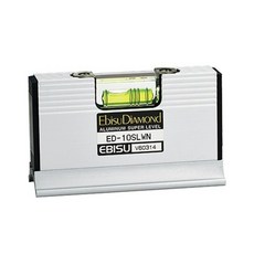 Ebisu DiAMOND 排水流向水平尺 無磁圓弧底座 測量平面寬 特殊油漆不易滑落, 1個