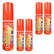 風獅爺 金門一條根樂好噴舒緩噴劑 熱感, 5瓶, 1入