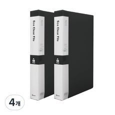 영오 클리어파일 60p, 흑색, 4개