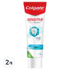 콜게이트 센서티브 프로릴리프 화이트닝 치약, 2개, 110g