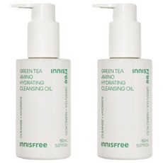 이니스프리 그린티 수분 아미노 클렌징 오일, 150ml, 2개