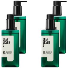 J'SOOP Deep Green J 卸妝油, 80%植物油深層清潔, 300ml, 4瓶