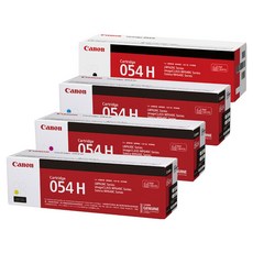 Canon 佳能 原廠高容量四色碳粉匣組 CRG-054HCMYK, 藍色 + 紅色 + 黃色 + 黑色, 1組