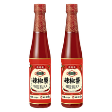 高慶泉 秘傳辣椒醬 80年好滋味 拌飯/拌麵/沾醬, 410ml, 2瓶