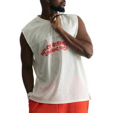 Airit 男士網眼拼接籃球無袖上衣