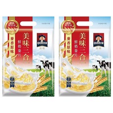 QUAKER 桂格 美味3合1麥片 麥香原味 10包, 330g, 2袋
