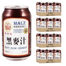 崇德發 黑麥汁 德國原裝進口 330ml, 24罐
