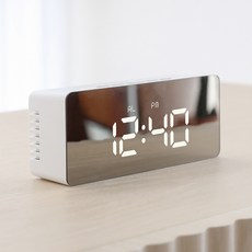 mooas 長方形鏡面LED時鐘, 混色