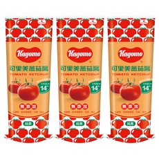 KAGOME 可果美 蕃茄醬, 300g, 3瓶