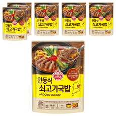 오뚜기 안동식 쇠고기국밥, 500g, 6개