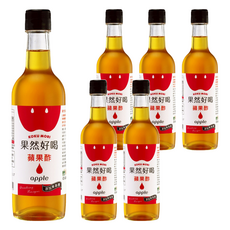 KOKUMORI 穀盛 果然好喝蘋果酢, 360ml, 6瓶