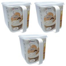 NAKAYA 密封提把收納盒 k589 3入, 3個容器 + 3個蓋子, 1組