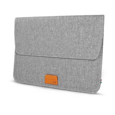 COZi CITY Stand Sleeve 纖薄支架電腦包 4合1 適用於13-14吋 MacBook Air/Pro (M1~M3版本), 13吋(335 x 240 x 18mm), 迷霧灰, 1個