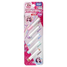 TAKARA TOMY Licca 莉卡娃娃造型彩繪筆組 3歲以上適用 5支 激發孩子們的無限創意, LG-06, 1組