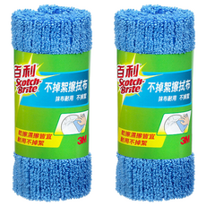 3M Scotch-Brite 百利 不掉絮擦拭布, 2條