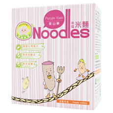 NATURMI 幸福米寶 幸福米麵 紫山藥 8個月以上 8入, 240g, 1盒