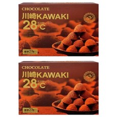 kawasaki 川崎 小松露黑巧克力 (松露味), 420g, 2盒
