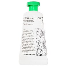 INNISFREE 台灣公司貨 我的香氛護手霜 01 white shirt, 30ml, 1條
