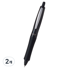 PILOT 百樂 Doctor Grip全黑原子筆 0.7mm, 黑色 + 黑色墨水, 2個