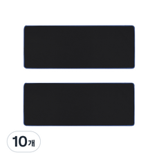 밸류엠 게이밍 마우스 장패드 800 x 300 x 5mm, 블루, 10개