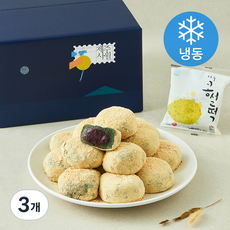 제주사월 콩설떡 30개입 (냉동), 1.8kg, 3개
