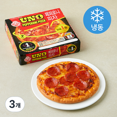 오뚜기 페퍼로니 피자 UNO (냉동), 180g, 3개, 1개입