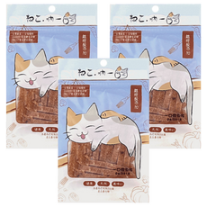 Neko 吶一口 貓零食,鰹魚條，高蛋白質補充，營養豐富，精心烘烤，香酥脆, 30g, 3包