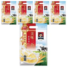 QUAKER 桂格 美味3合1麥片 麥香原味 10包, 330g, 5袋