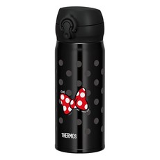 THERMOS 膳魔師 保溫瓶 JNL-403DS-R-BK 米妮蝴蝶結 400ml, 1個