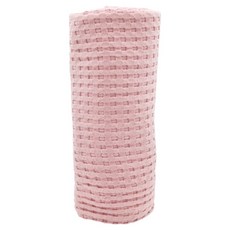 lulujo 透氣華夫格嬰兒毯 100%棉, 柔嫩粉