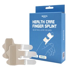 바디큐 닥터스 손가락 고정 보호대 2p, 1세트, 베이지