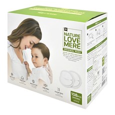 NATURE LOVE MERE 原創防溢乳墊 高吸收性 舒適透氣, 108片, 1盒