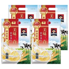 QUAKER 桂格 美味3合1麥片 麥香原味 10包, 330g, 4袋