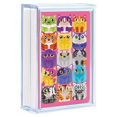 ROYAL 樂友 童趣方塊教育撲克塑膠牌, 貓咪 多色, 1盒