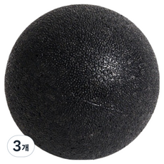 Soksokchaeum 深層舒緩涼感按摩大球 12cm, 3個, 純黑色