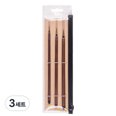 Art Secret 藝術家的秘密 狼毫水彩書法毛筆3件組, 21.7cm, 21.5cm, 21.1cm, 3套